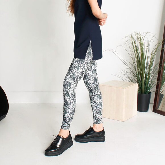 Marie Saint Pierre Ruja3 Green Thorns Ombrage Legging - Picture 1 of 9
